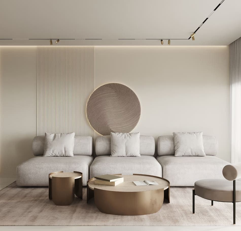 Modern apartment building